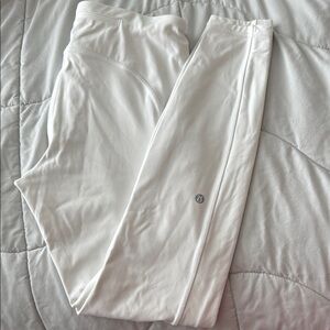 Lululemon Athletica White Leggings size 8